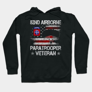 Proud 82nd Airborne Paratrooper Veteran Mens - Veterans Day Gift Hoodie